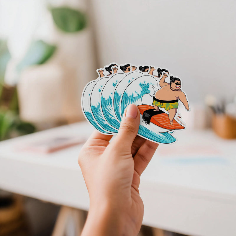 hawaii sushi sticker
