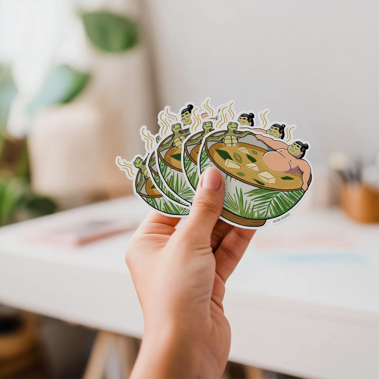 hawaii sushi sticker