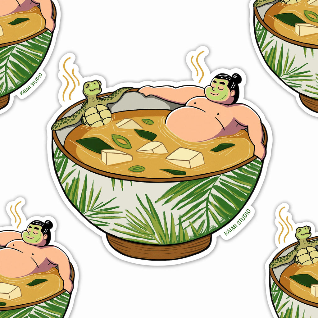 hawaii sushi sticker