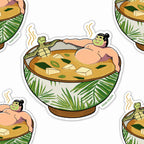 hawaii sushi sticker