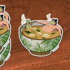 hawaii sushi sticker