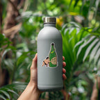 hawaii sushi stickers on bottle