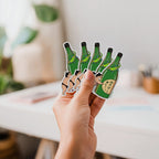 hawaii sushi stickers in hand