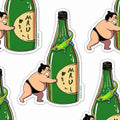 hawaii sushi sticker