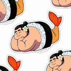 hawaii sushi sticker