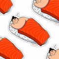 hawaii sushi sticker