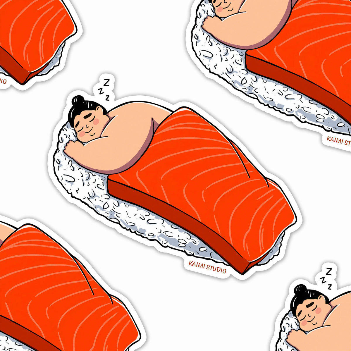 hawaii sushi sticker