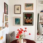 dining nook poster mockup