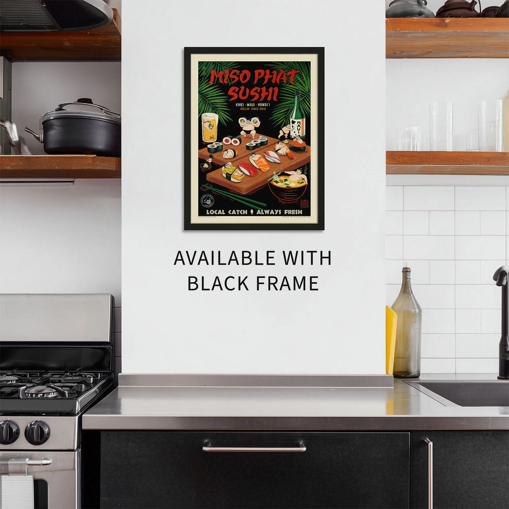 kitchen poster mockup