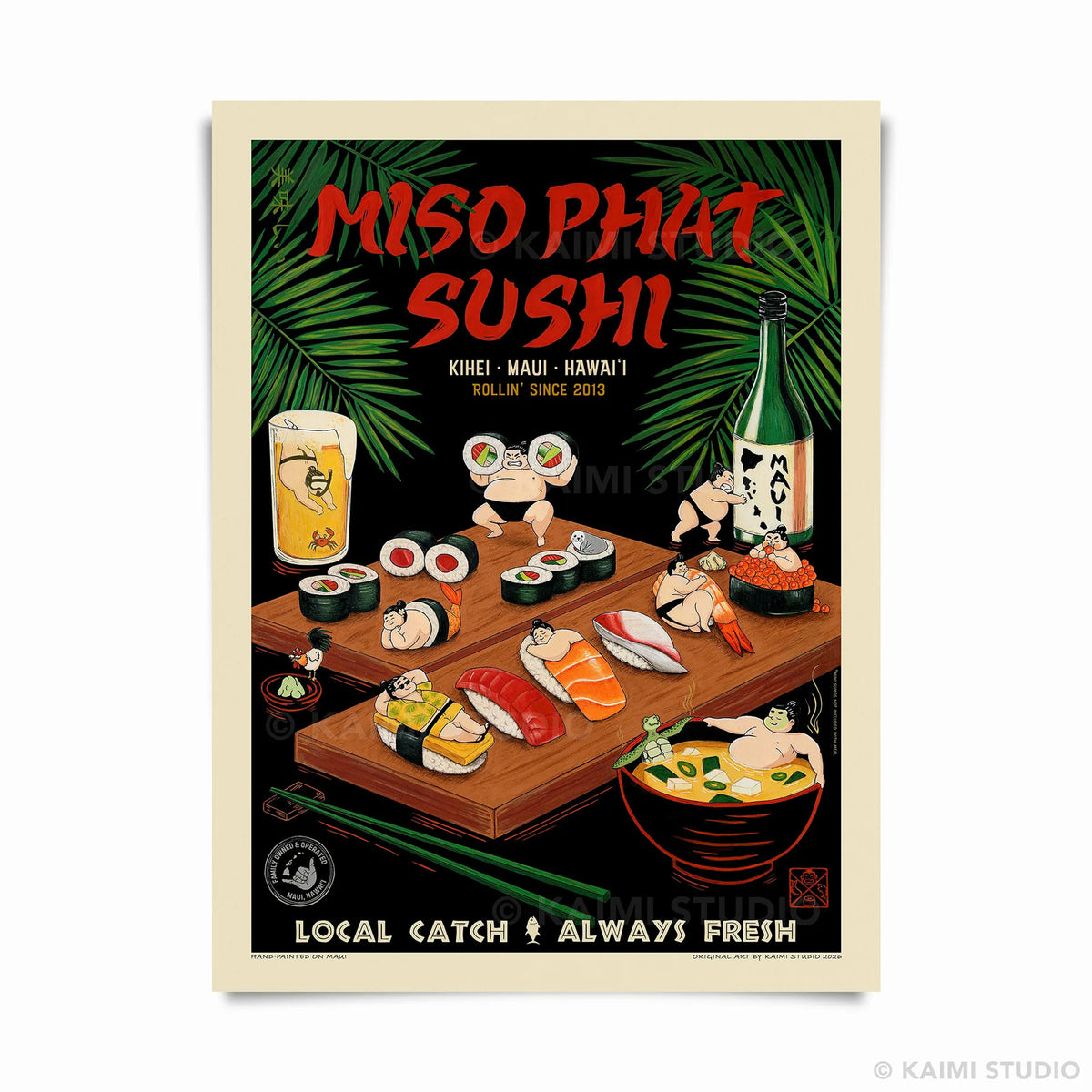 Miso Phat Sushi Classic Print