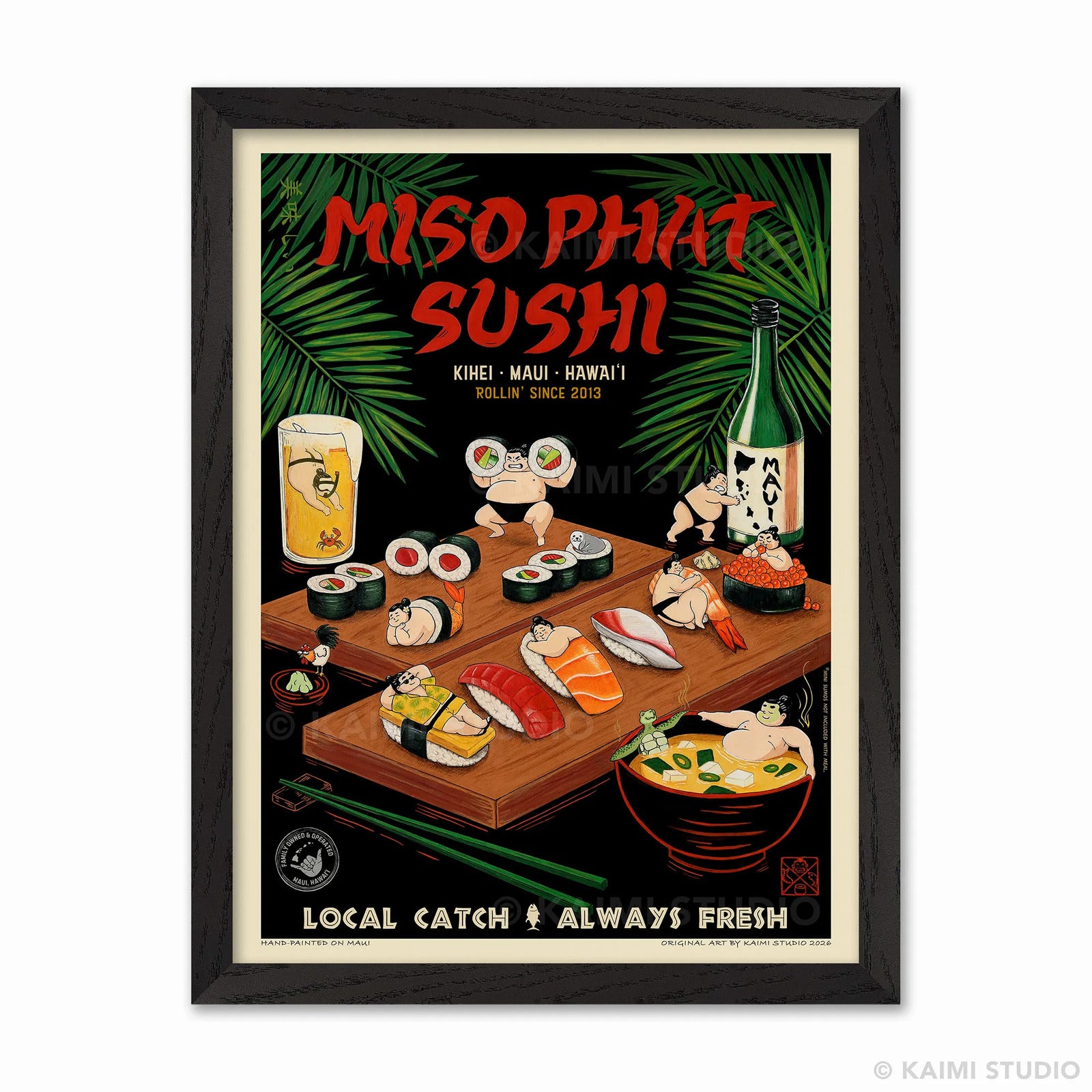 Miso Phat Sushi Classic Print