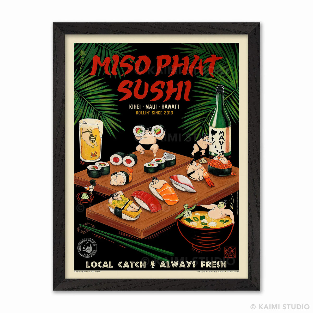 Miso Phat Sushi Classic Print