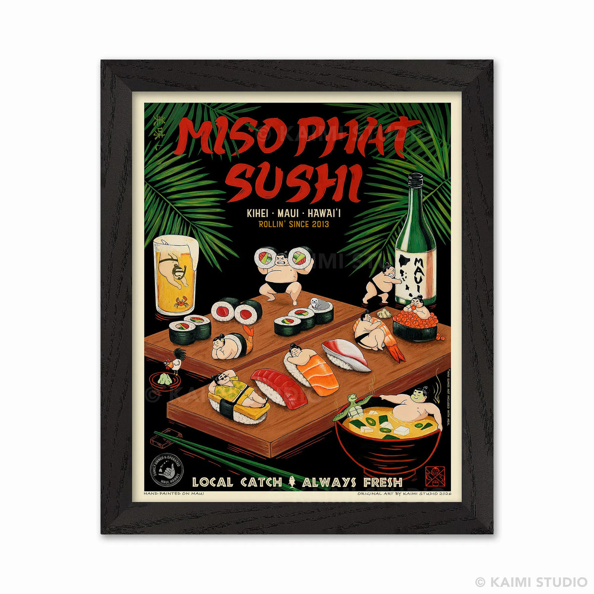 Miso Phat Sushi Classic Print