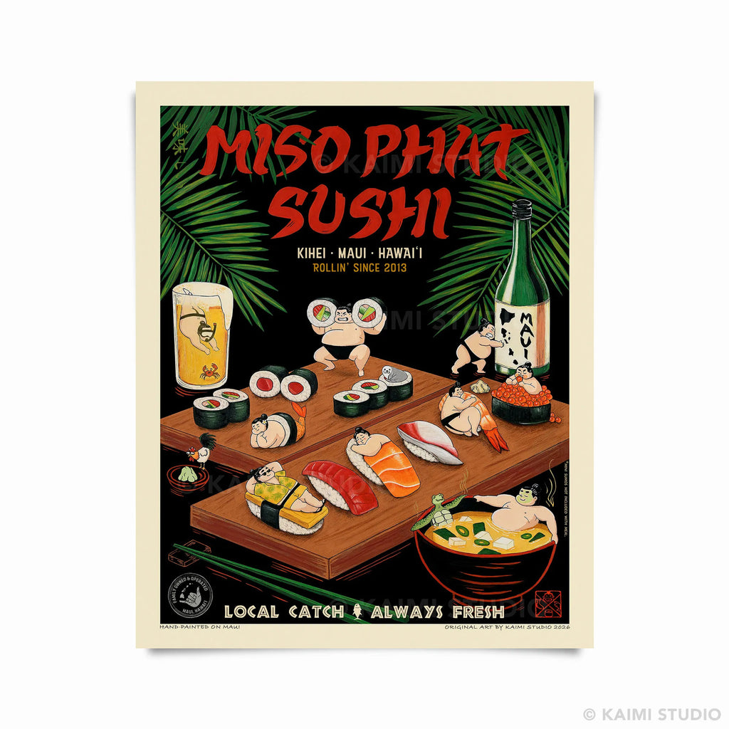 Miso Phat Sushi Classic Print